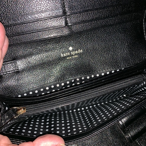 Kate Spade Quinn Villabella Black bow bag - Picture 5 of 6